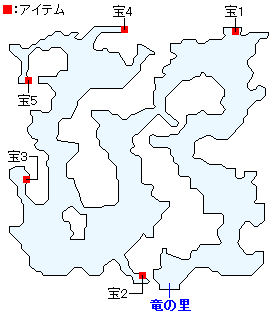 竜の聖域・万年樹の森（原始）のマップ画像