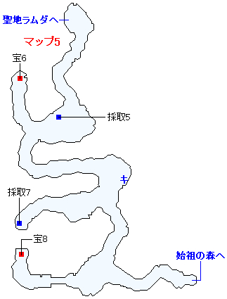 3DS版（3D）ストーリー攻略マップ・ゼーランダ山
