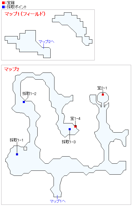 南西の孤島（2Dモード）のマップ画像