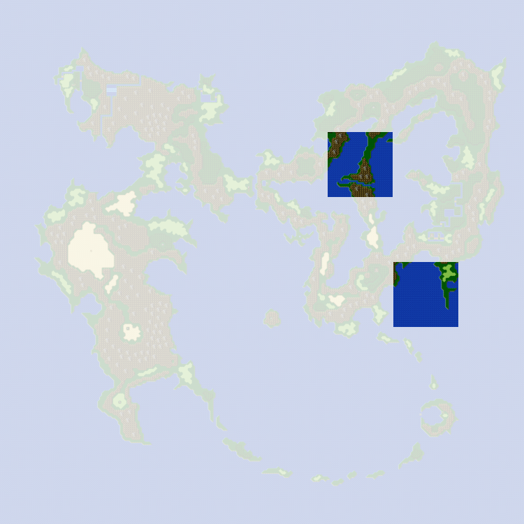 Ff5 マップデータ 第1世界ワールドマップ