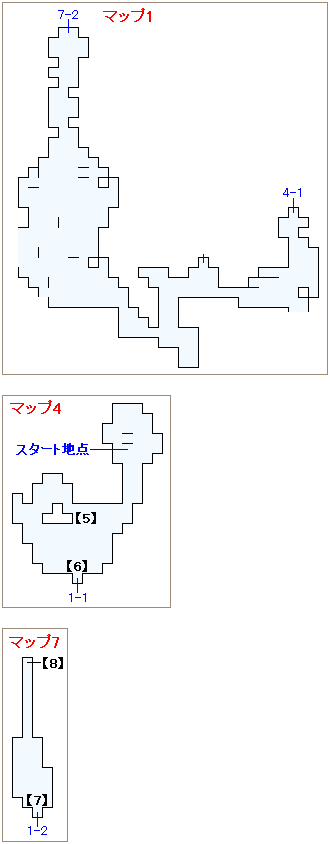 崩壊前チャート4・幻獣界マップ画像（1）