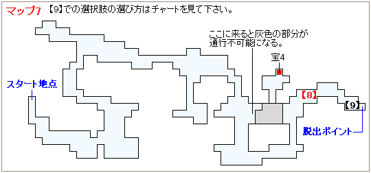 崩壊前チャート5・魔大陸マップ画像（3）