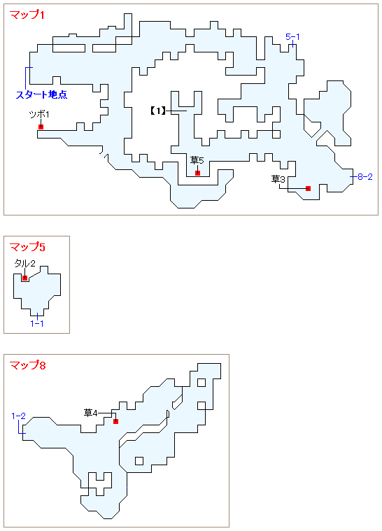 ストーリー攻略マップ・ガラパス島（1）