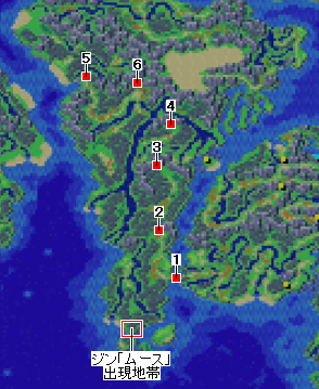 ゴンドワナ大陸のマップ画像