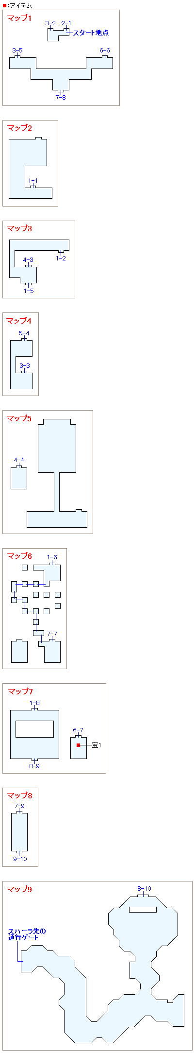 ヴィーナス灯台のマップ画像
