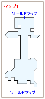 マドラの町東の吊橋のマップ画像