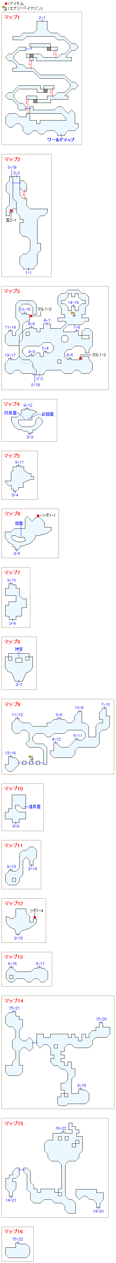 ポピーチー村のマップ画像