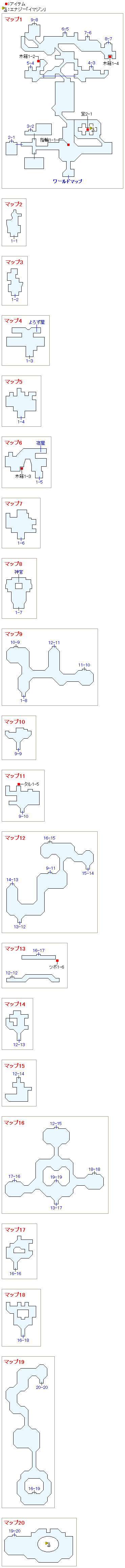チャンパ村のマップ画像