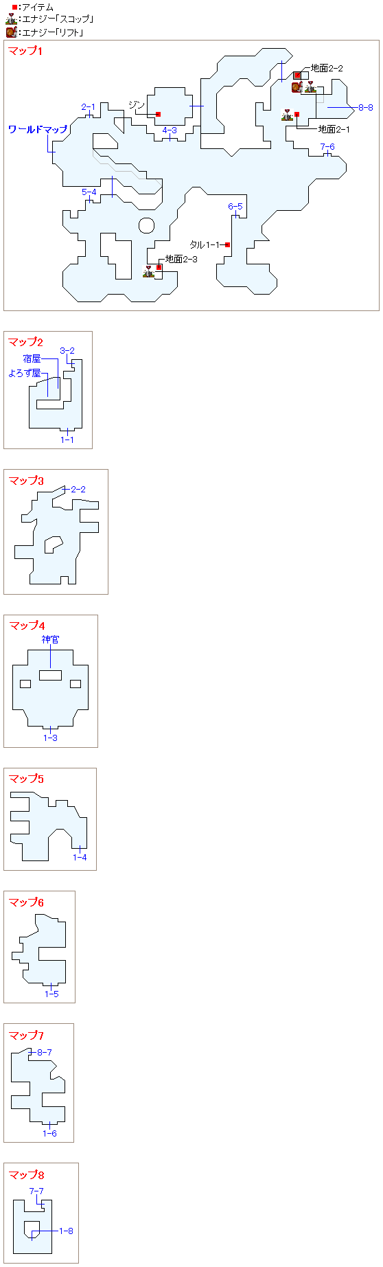ロッホ村のマップ画像