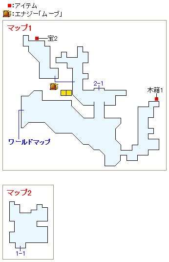 トレビの船着場のマップ画像