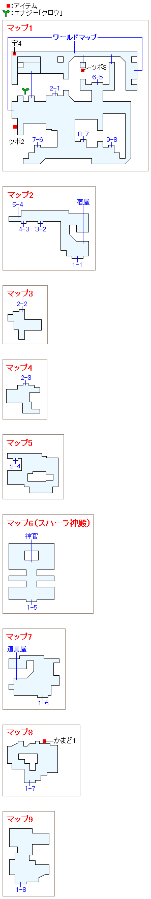 スハーラ村のマップ画像