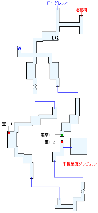 王都地下道マップ画像（1）