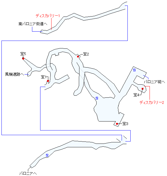 王都地下（未来への系譜編）マップ